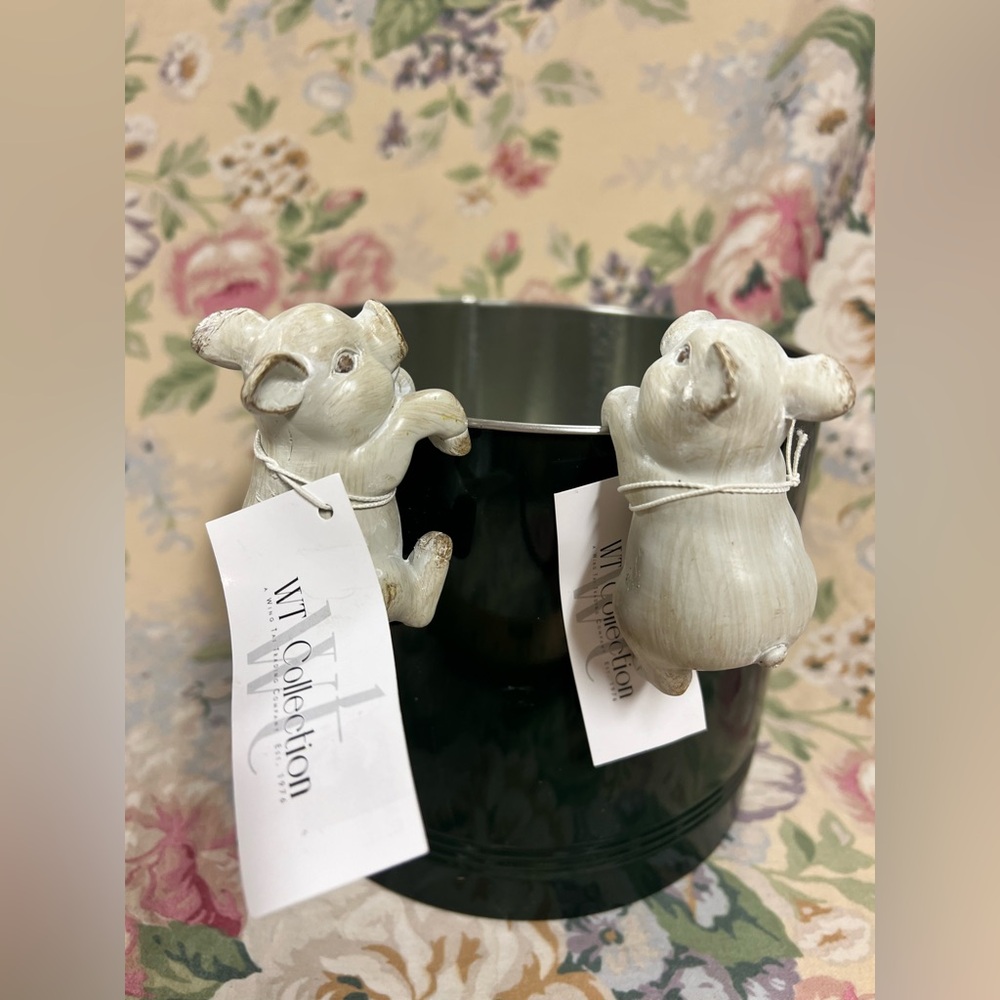 Pig Planter Rim Holders Decor - Picture 2 of 6